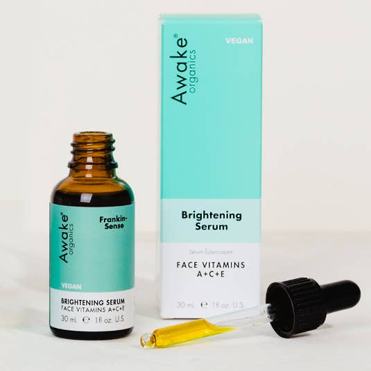 Natural, Vegan Face Serum, Brightening, By Awake Organics